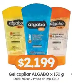 Cordiez algabo gel capilar oferta