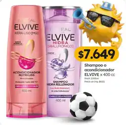 Cordiez Elvive shampoo o acondicionador oferta
