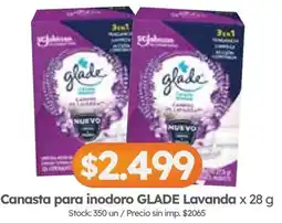Cordiez Glade canasta para inodoro lavanda oferta