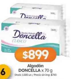 Cordiez Doncella algodón oferta