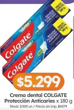 Cordiez Colgate crema dental proteccion anticaries oferta