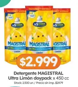 Cordiez Magistral detergente ultra limón oferta