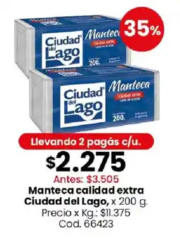 Coto Ciudad del lago manteca calidad extra oferta