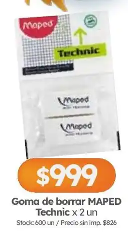 Cordiez Maped goma de borrar technic oferta