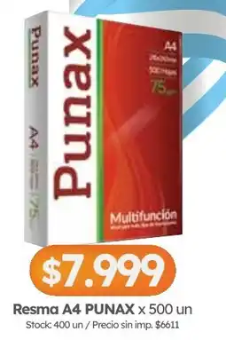 Cordiez Punax resma a4 oferta