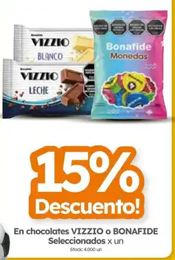 Cordiez Vizzio chocolates o Bonafide monedas oferta