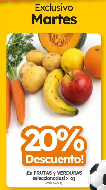Cordiez Frutas y verduras oferta