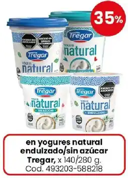 Coto Tregar en yogures natural endulzado/sin azúcar oferta