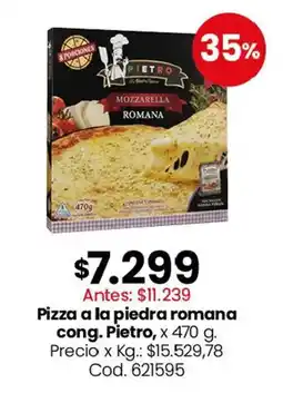 Coto Pietro pizza a la piedra romana cong. oferta