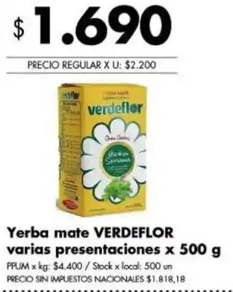 Verdeflor yerba mate
