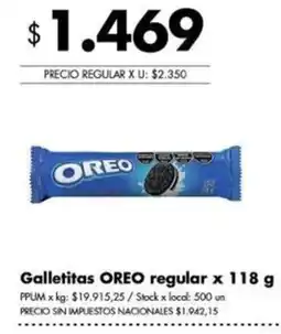 Disco Oreo galletitas regular oferta