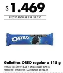 Disco Oreo galletitas regular oferta