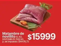 Supermercados Vea Matambre de novillito oferta