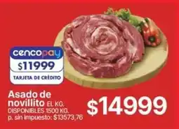 Supermercados Vea Asado de novillito oferta