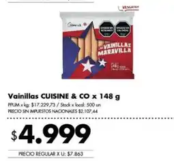 Disco Cuisine & co vainillas oferta