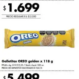 Disco Oreo galletitas golden oferta