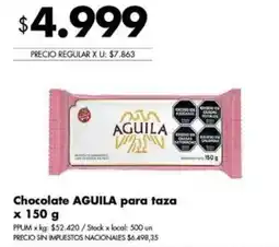 Disco Aguila chocolate para taza oferta