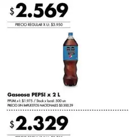 Disco Pepsi gaseosa oferta