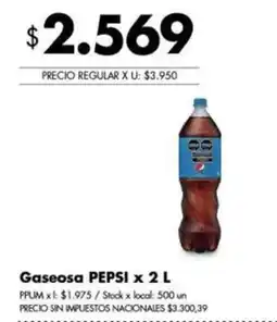 Disco Pepsi gaseosa oferta