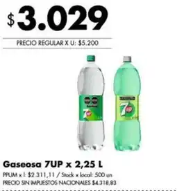 Disco 7up gaseosa oferta