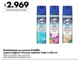 Disco Ayudín desinfectante en aerosol expert original/ frescura matinal/ bebé oferta