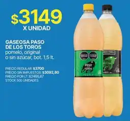 Supermercados Vea Paso de los toros gaseosa pomelo oferta