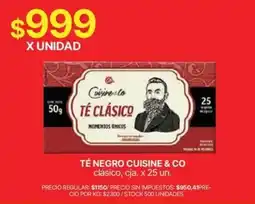Supermercados Vea Cuisine & Co té clásico oferta