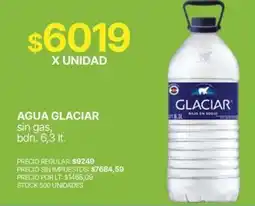 Supermercados Vea Glaciar agua glacial oferta