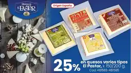 Coto El Pastor en quesos varios tipos oferta