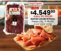 Coto El pozo jamón crudo oferta