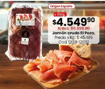 Coto El pozo jamón crudo oferta