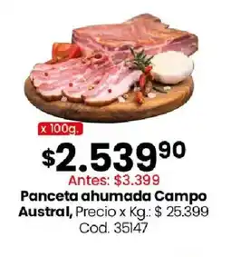 Coto Campo austral panceta ahumada oferta