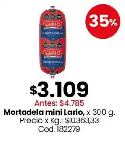 Coto Lario mortadela mini oferta