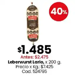 Coto Lario leberwurst oferta
