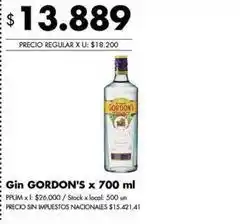 Disco Gordon's - gin oferta