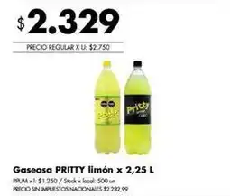 Disco Pritty - gaseosa lim uevoacuten oferta