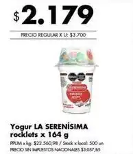Disco La serenísima - yogur rocklets oferta