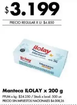 Disco Ilolay manteca oferta