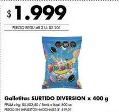 Disco Galletitas surtido oferta