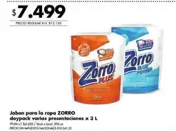 Disco Zorro - jabon para la ropa zorro oferta