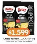 Cordiez Ilolay - queso rallado oferta