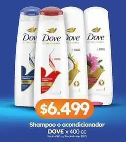 Cordiez Dove - shampoo o acondicionador oferta