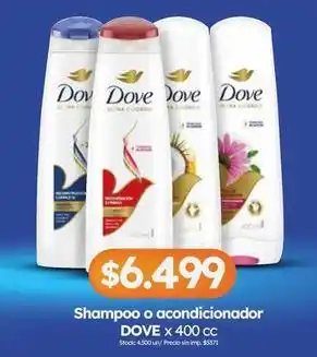 Cordiez Dove - shampoo o acondicionador oferta