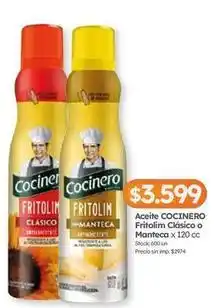 Cordiez Cocinero - aceite fritolim clásico o manteca oferta