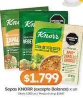 Cordiez Knorr - sopas oferta