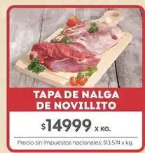 Tapa de nalga de novillito