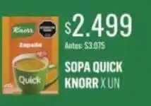 Supermercados Tadicor Knorr - sopa quick oferta