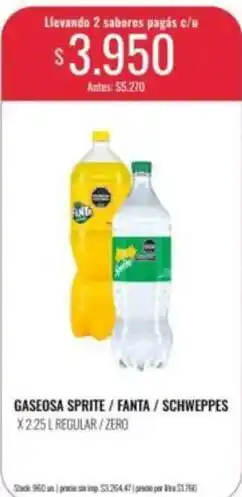 Supermercados Tadicor Fanta - gaseosa oferta