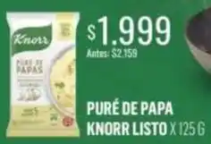 Supermercados Tadicor Knorr - puré de papa oferta