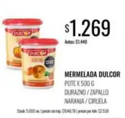 Supermercados Tadicor Dulcor - mermelada oferta